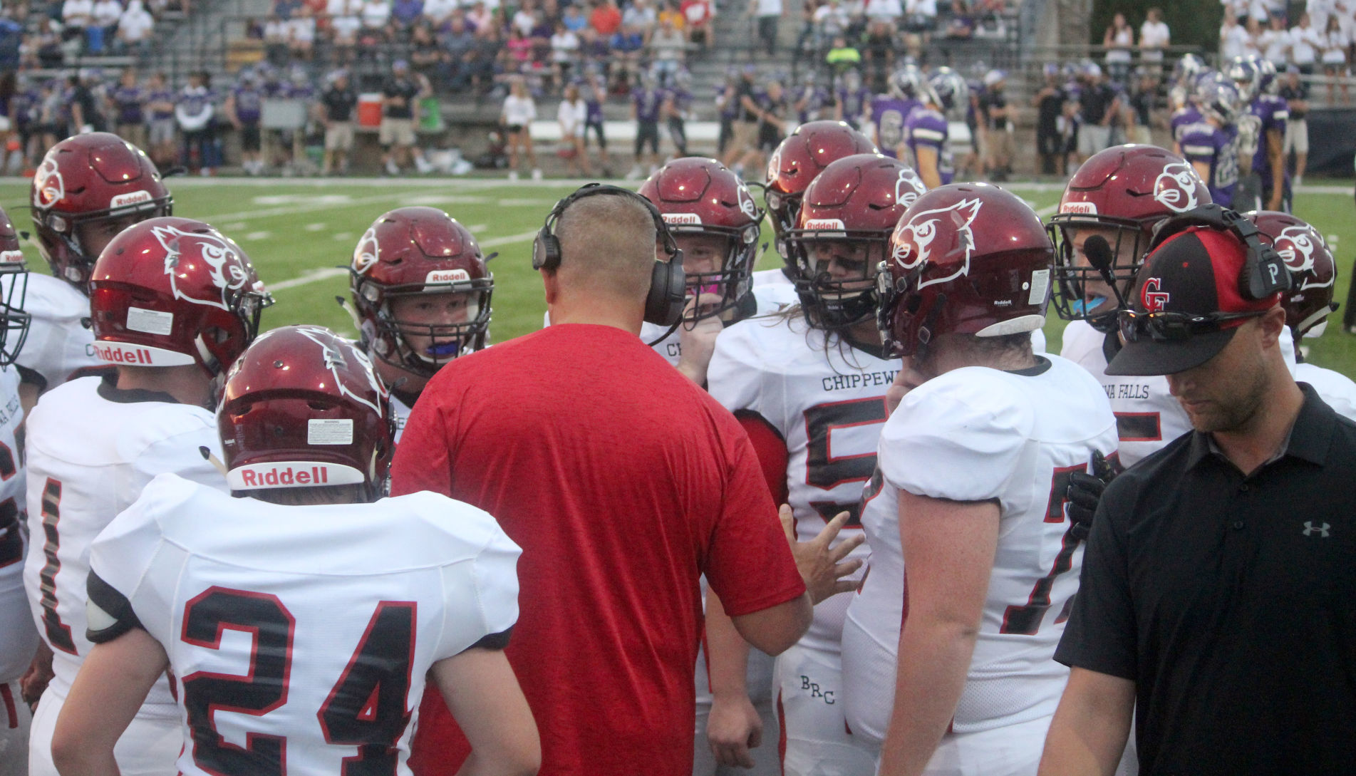 Chi-Hi football at Eau Claire Memorial 9-14-18